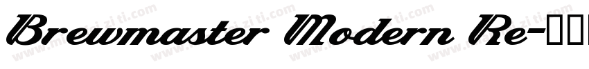 Brewmaster Modern Re字体转换
